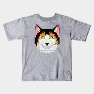 Emma the Cat, Pixel Art Kids T-Shirt